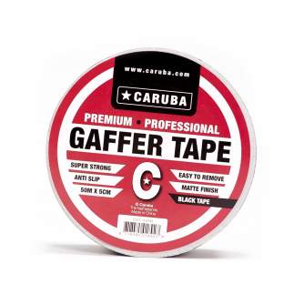 Citi studijas aksesuāri - Caruba Gaffer Tape 50mtr x 5cm Black - быстрый заказ от производителя