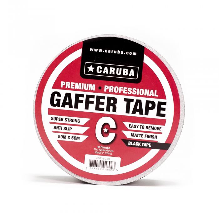Citi studijas aksesuāri - Caruba Gaffer Tape 50mtr x 5cm Black - ātri pasūtīt no ražotāja