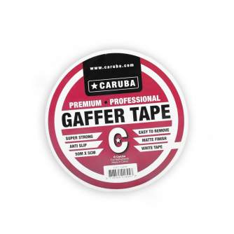 Other studio accessories - Caruba Gaffer Tape 50mtr x 5cm Wit - quick order from manufacturer