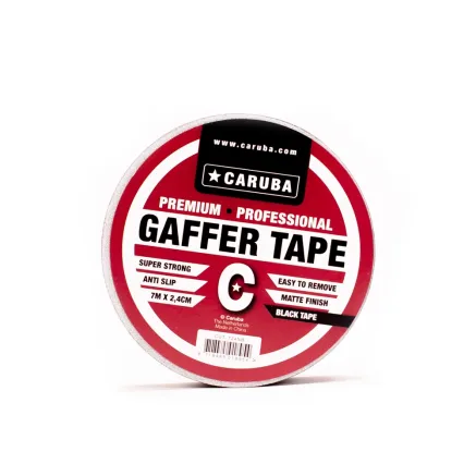 Caruba Gaffer Tape Nano Roll 7mtr x 2.4cm Zwart CGT 724NB