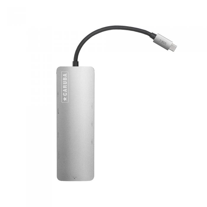 Sortimenta jaunumi - Caruba Premium 9-in-1 USB-C Hub Space Grey - ātri pasūtīt no ražotāja