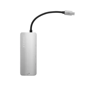 Docks & HUB - Caruba Premium 6-in-1 Slim USB-C Hub Space Grey - ātri pasūtīt no ražotāja