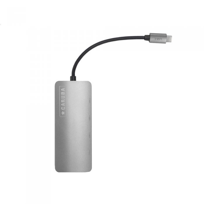 Sortimenta jaunumi - Caruba Premium 4 Port USB-C Hub Space Grey - ātri pasūtīt no ražotāja
