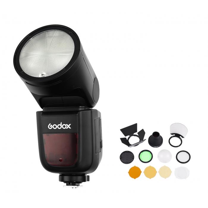Flashes On Camera Lights - Godox Speedlite V1 Oly/Pan Accessories Kit - quick order from manufacturer