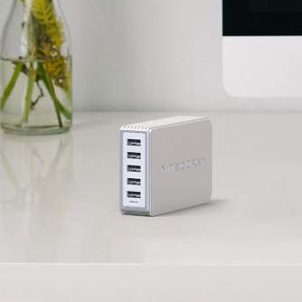 Sortimenta jaunumi - Nitecore UA55: 5-Port USB Desktop Adapter - ātri pasūtīt no ražotāja