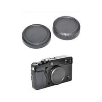 Camera Protectors - Caruba Rear Lens and Body Cap for Fuji X-Mount - quick order from manufacturer