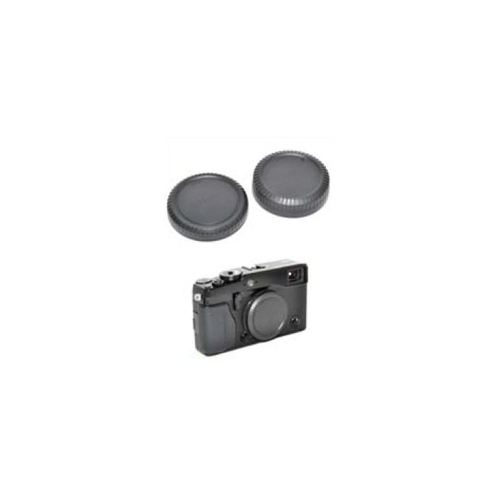 Camera Protectors - Caruba Rear Lens and Body Cap for Fuji X-Mount - quick order from manufacturer