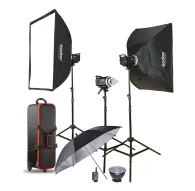 Studijas zibspuldžu komplekti - Godox MS200-D 3 Kit Studio Flash with Accessories - быстрый заказ от производителяStudijas zibspuldžu komplekti - Godox MS200-D 3 Kit Studio Flash with Accessories - быстрый заказ от производителя
