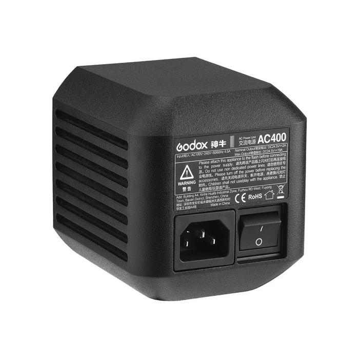 Sortimenta jaunumi - Godox AC-400 Power Adapter - ātri pasūtīt no ražotāja