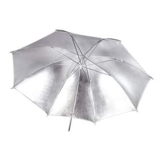 Sortimenta jaunumi - Godox 101cm zibspuldzes lietussargs sudraba/balts - ātri pasūtīt no ražotāja