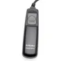 Caruba remote switch for Sony RM-L1AM Type-1, black handheld remote with 1m cable, front view, single button, ideal for tripod photography.