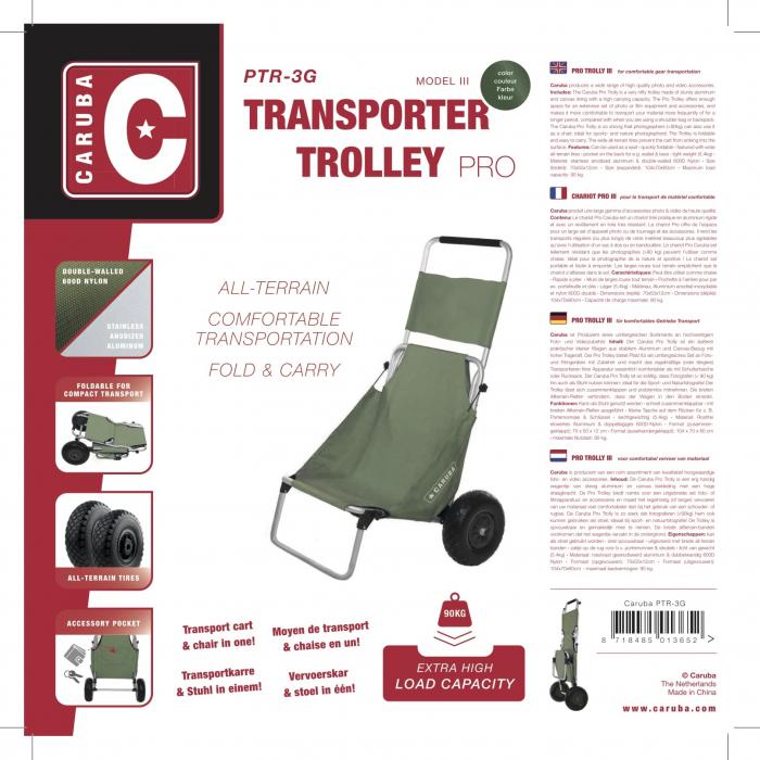 New products - Caruba Pro Trolley III - Groen - quick order from manufacturer