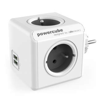 AC Adapters, Power Cords - Allocacoc PowerCube Original USB Grijs (FR) - quick order from manufacturer