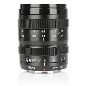 Lenses - Meike MK-25mm F2.0 Canon M-mount - quick order from manufacturer