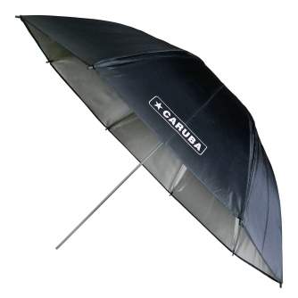 Foto lietussargi - Caruba Flash Umbrella Silver/Black 109cm - ātri pasūtīt no ražotāja