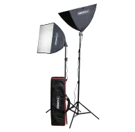 Fluorescent - Caruba All-in-1 Lichtset (Softbox / LED) - quick order from manufacturerFluorescent - Caruba All-in-1 Lichtset (Softbox / LED) - quick order from manufacturer