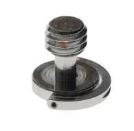 Caruba 3/8 inch metal screw with D-ring for quick release plate attachment, knurled head, 16mm length, 17mm width with ringCaruba 3/8 inch metal screw with D-ring for quick release plate attachment, knurled head, 16mm length, 17mm width with ring