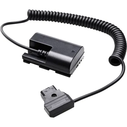 Caruba Batterij Dummy Insert LP E6 naar D Tap Stroomkabel K S2