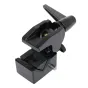 Caruba Screw Clamp Big D44469 with adjustable wedge insert and 5/8" spigot for 1/4" and 3/8" threaded accessories, sturdy metal handle for secure mounting on tubes or flat surfaces