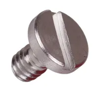 Caruba 1/4 inch metal screw for Gitzo quick release plate - durable stainless steel screw with knurled head and smooth shaftCaruba 1/4 inch metal screw for Gitzo quick release plate - durable stainless steel screw with knurled head and smooth shaft