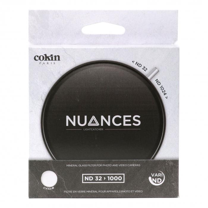 ND neitrāla blīvuma filtri - Cokin Round NUANCES NDX 32-1000 - 72mm (5-10 f-stops) - ātri pasūtīt no ražotāja