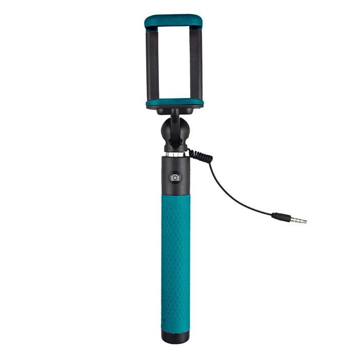 New products - Caruba Selfie Stick Plug & Play - Blauw - quick order from manufacturer