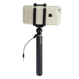 New products - Caruba Selfie Stick Plug & Play - Green - quick order from manufacturer