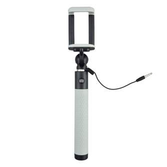 Sortimenta jaunumi - Caruba Selfie Stick Plug & Play - Grey - ātri pasūtīt no ražotāja