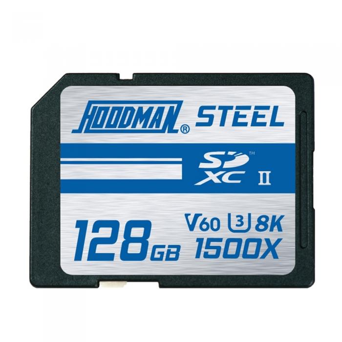 Sortimenta jaunumi - Hoodman 128GB 1500X -SDXC UHS-II, CLASS 10, U3, 8K, V60 - ātri pasūtīt no ražotāja
