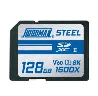 New products - Hoodman 128GB 1500X -SDXC UHS-II, CLASS 10, U3, 8K, V60 - quick order from manufacturerNew products - Hoodman 128GB 1500X -SDXC UHS-II, CLASS 10, U3, 8K, V60 - quick order from manufacturer