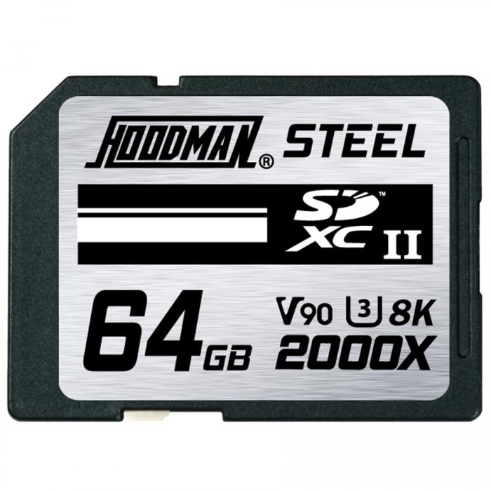 Новые товары - Hoodman 64GB 2000X SDXC UHS II, CLASS 10, U3, 8K, V90 HS64GBSD2 - быстрый заказ от производителя