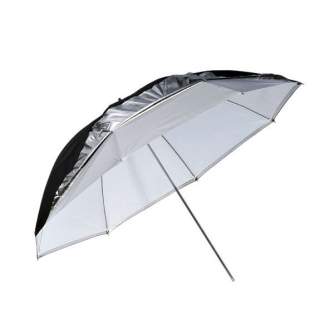 Umbrellas - Godox UB-006 84cm Black and Silver and White Umbrella (84cm) - quick order from manufacturer
