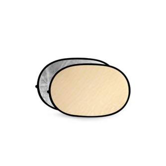 Foldable Reflectors - Godox Soft Gold & Silver Reflector Disc - 100x150cm - buy today in store and with delivery