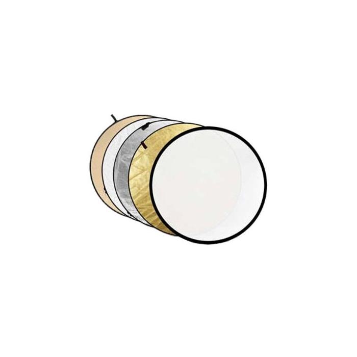 Foldable Reflectors - Caruba 5-in-1 Goud, Zilver, Zacht Goud, Wit, Transparant - 56cm - quick order from manufacturer