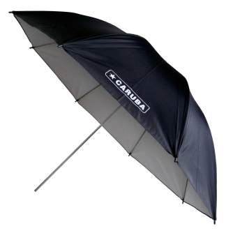Umbrellas - Caruba Flitsparaplu Wit/Zwart 109cm - quick order from manufacturer