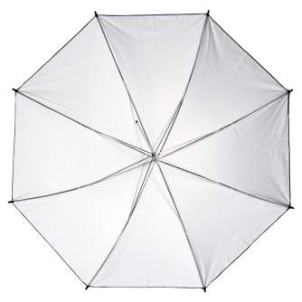 Зонты - Caruba Flitsparaplu Wit/Zwart 109cm - быстрый заказ от производителя