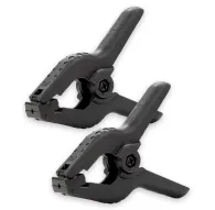 Turētāji - Caruba Background Clamp Black Medium (2 pieces) - ātri pasūtīt no ražotājaTurētāji - Caruba Background Clamp Black Medium (2 pieces) - ātri pasūtīt no ražotāja