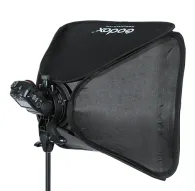 Acessories for flashes - Godox S-type Bracket Bowens + Softbox 60x60cm - quick order from manufacturerAcessories for flashes - Godox S-type Bracket Bowens + Softbox 60x60cm - quick order from manufacturer
