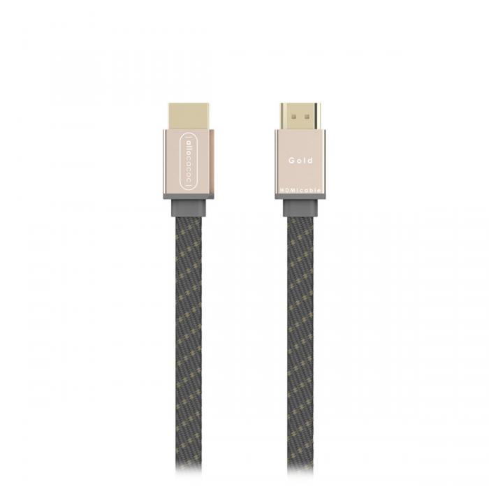 New products - Allocacoc HDMI Kabel Flat Gold 1.5m - quick order from manufacturer