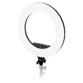 New products - Caruba Round Vlogger 18 inch LED Set PRO met Tas - Zwart - quick order from manufacturer