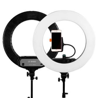 Sortimenta jaunumi - Caruba Round Vlogger 18 inch LED Set PRO with Bag - Black - ātri pasūtīt no ražotāja