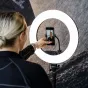 LED кольцевая лампа - Caruba Round Vlogger 18 inch LED Set PRO met Tas Zwart LF R480 - купить сегодня в магазине Master Foto и с доставкой