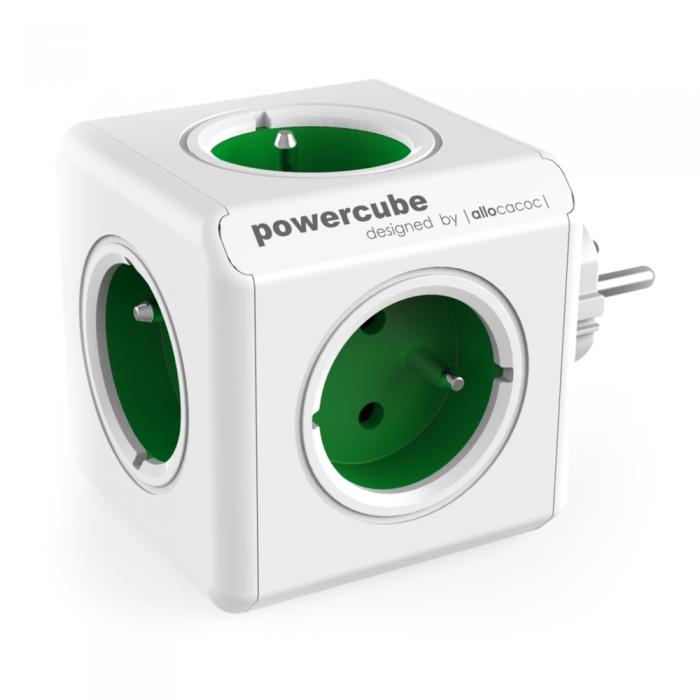 AC адаптеры, кабель питания - Allocacoc PowerCube Original Green (FR) - быстрый заказ от производителя
