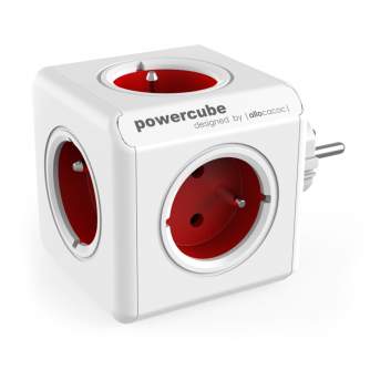 AC адаптеры, кабель питания - Allocacoc PowerCube Original Red (FR) - быстрый заказ от производителя