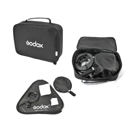 Godox S type Bracket Bowens + Softbox 60x60cm + Grid SFGV6060