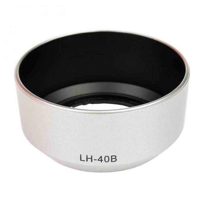 Lens Hoods - Caruba LH-40B Silver (Olympus 45/1.8) - quick order from manufacturer
