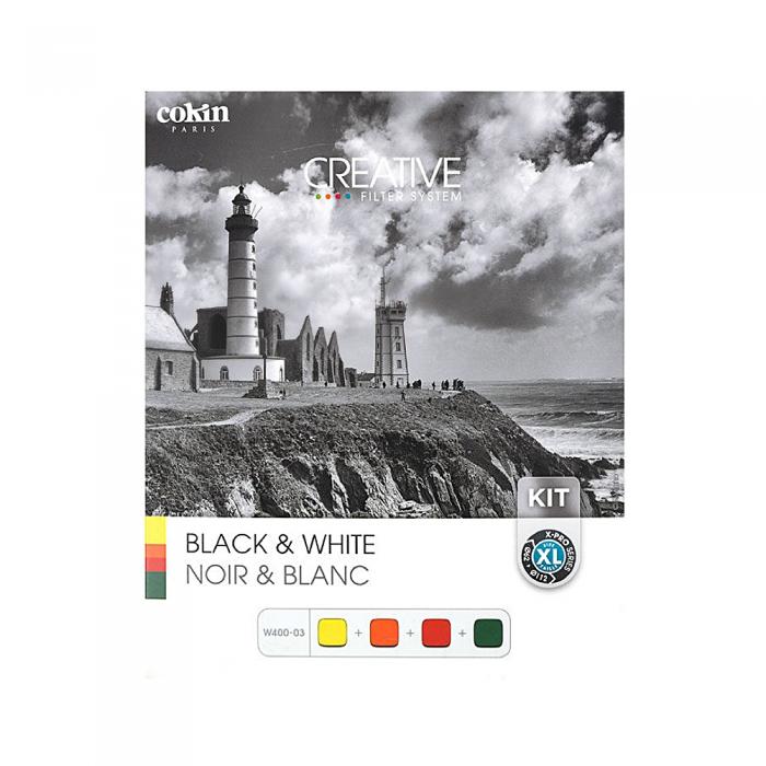 Kvadrātiskie filtri - Cokin 4 Black & White Filter Kit W400-03 (XL-Serie) - ātri pasūtīt no ražotāja