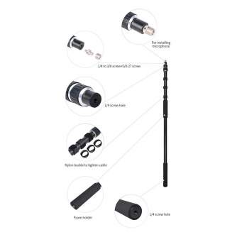 Mikrofonu aksesuāri - Caruba Aluminium Microphone Boompole (109cm-250cm) Universal - ātri pasūtīt no ražotāja