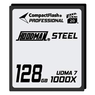 Sortimenta jaunumi - Hoodman CompactFlash - 128GB UDMA 1000X - U3, 4K - ātri pasūtīt no ražotāja