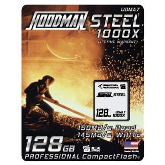 New products - Hoodman CompactFlash - 128GB UDMA 1000X - U3, 4K - quick order from manufacturer